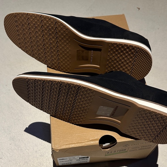 Call It Spring Men's Black and Brown Derby Shoes - Picture 3 of 6